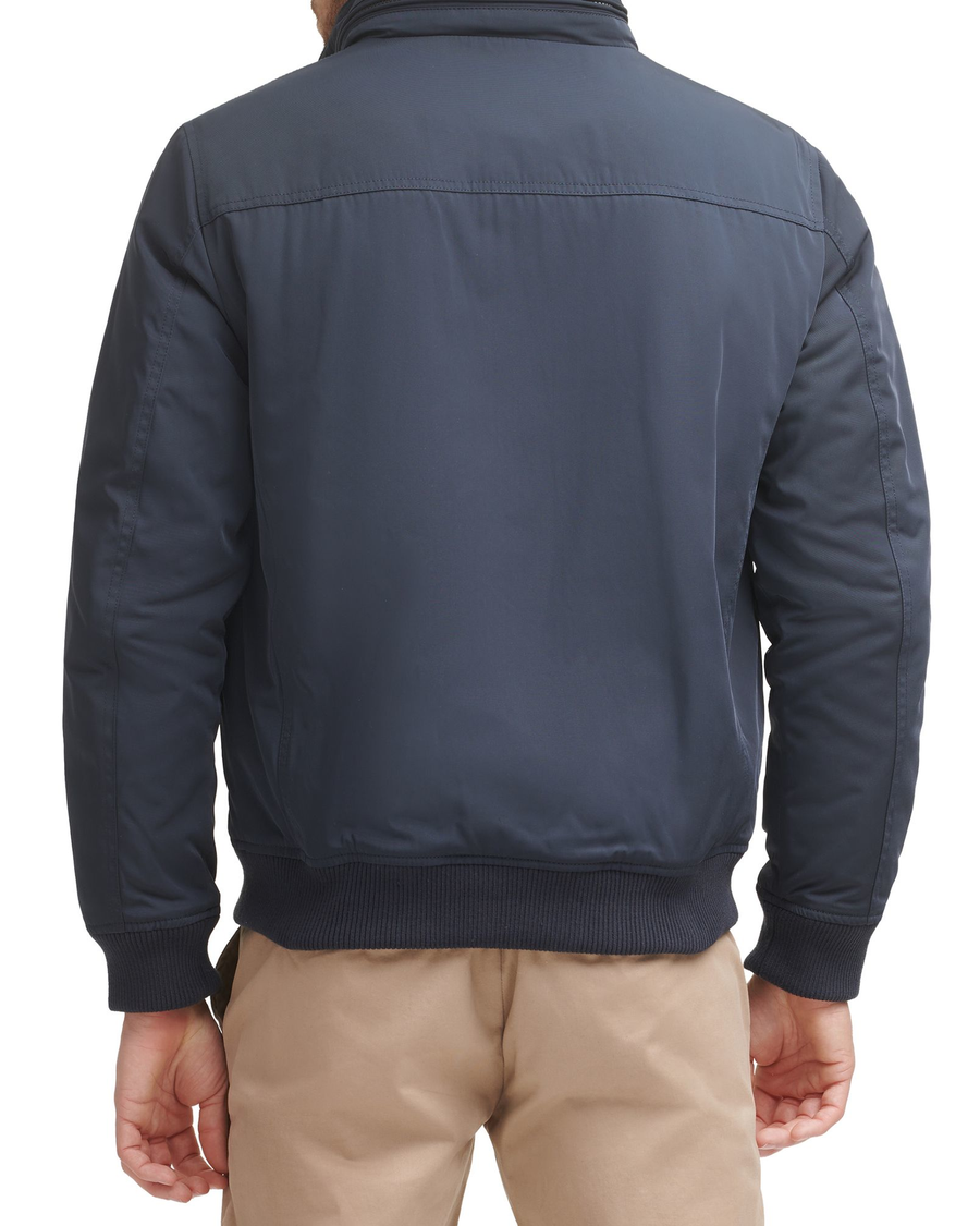 (image for) Sweet Polytwill 2-Pocket Military Bomber Jacket